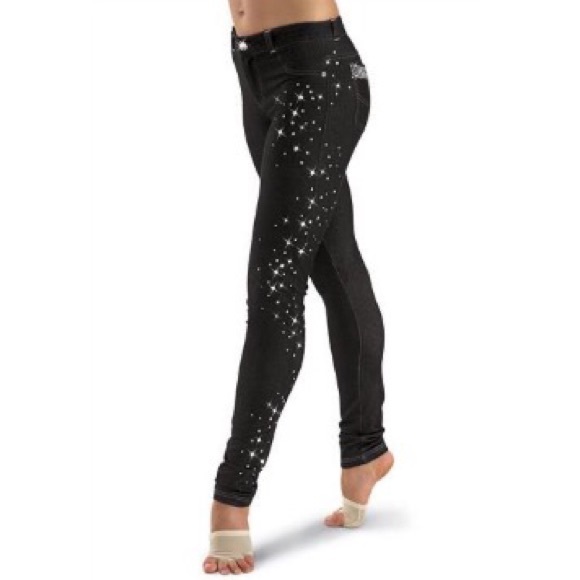 studded jeggings